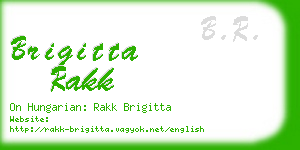 brigitta rakk business card